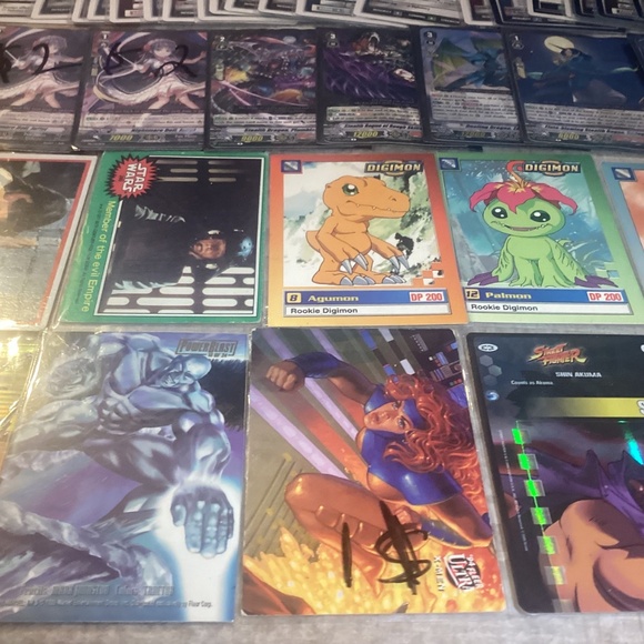 78 CCG and TCG cards lot with Star Trek Digimon street fighter and more - Picture 15 of 16